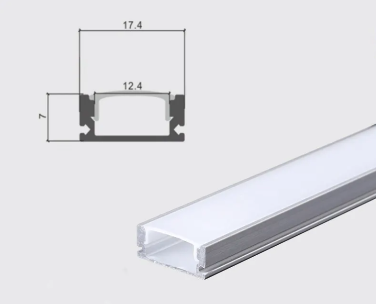 Led Linear Light Aluminum Profile Customized Black Color Led Channel for Led Strip Light