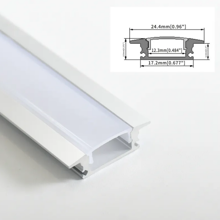 Led Linear Light Aluminum Profile Customized Black Color Led Channel for Led Strip Light