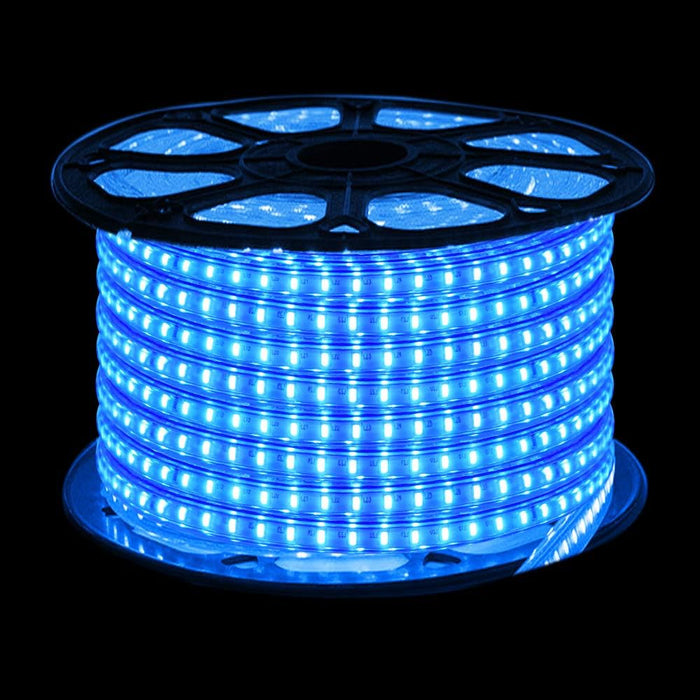 220V Waterproof Led Strip 5050  Blue