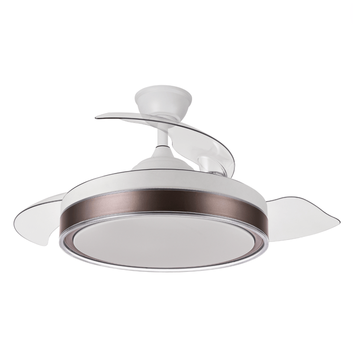 Ceiling Fan Light 42 inch Retractable blade