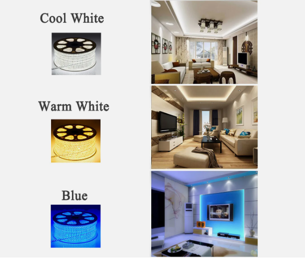 White High Brightness LED Strip Light 2835