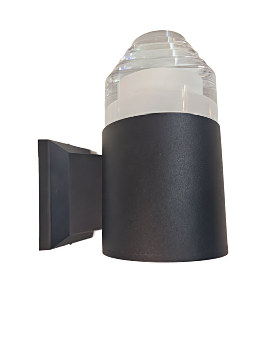 Single Black Wall light IP65.